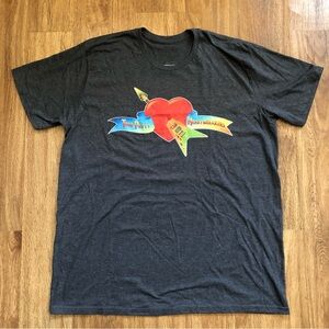 NWOT Tom Petty and the Heartbreakers Men’s Dark Gray T-Shirt Short Sleeve- XL